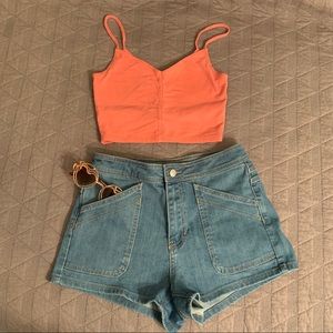 Cheeky Vintage High Waist Shorts